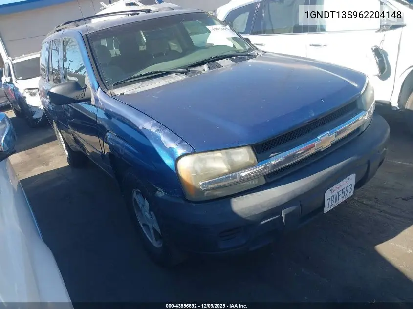 1GNDT13S962204148 2006 Chevrolet Trailblazer Ls