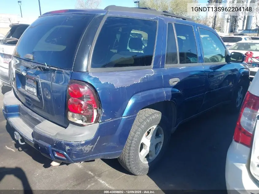 1GNDT13S962204148 2006 Chevrolet Trailblazer Ls