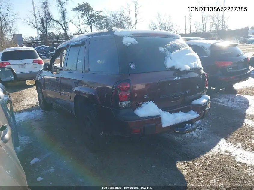 1GNDT13S662227385 2006 Chevrolet Trailblazer Ls