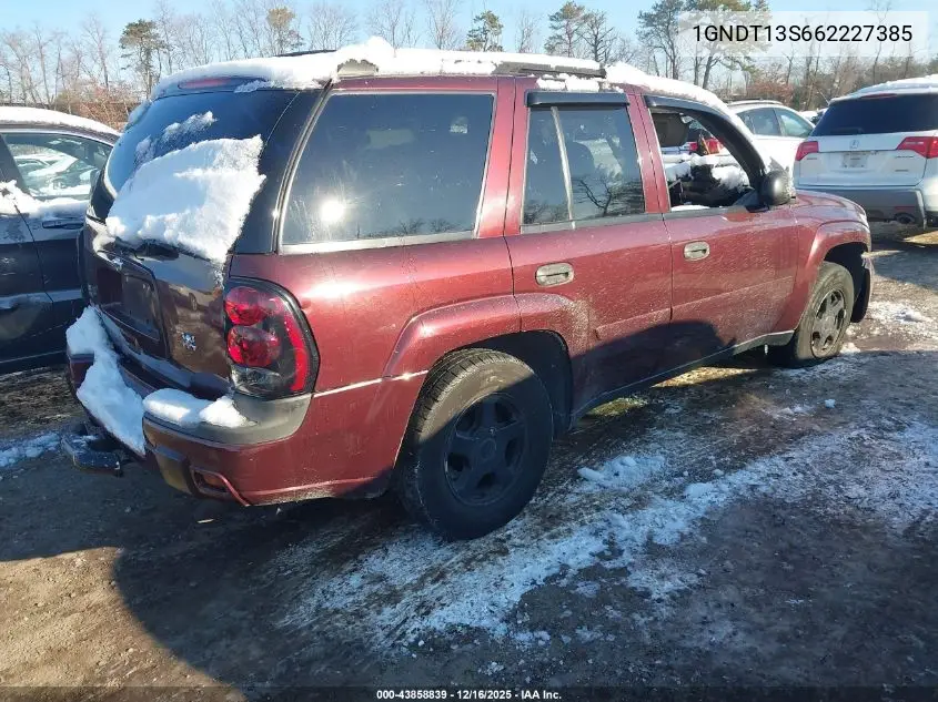 1GNDT13S662227385 2006 Chevrolet Trailblazer Ls