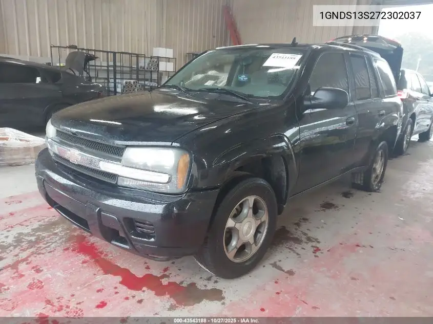 1GNDS13S272302037 2007 Chevrolet Trailblazer Ls