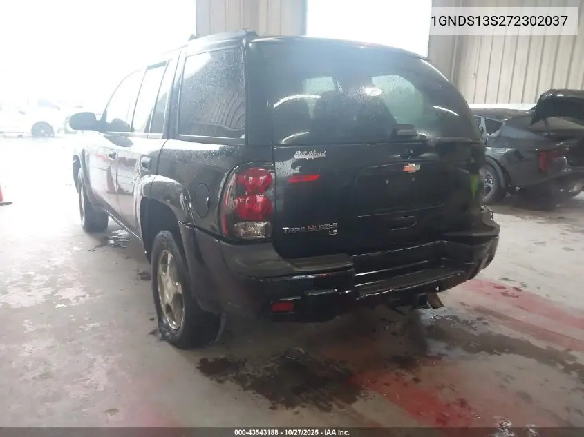1GNDS13S272302037 2007 Chevrolet Trailblazer Ls
