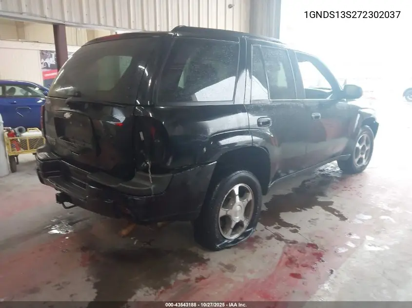 1GNDS13S272302037 2007 Chevrolet Trailblazer Ls
