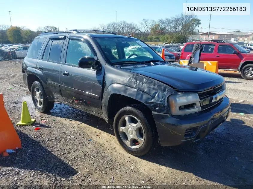 1GNDS13S772266183 2007 Chevrolet Trailblazer Ls