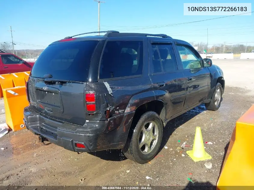 1GNDS13S772266183 2007 Chevrolet Trailblazer Ls