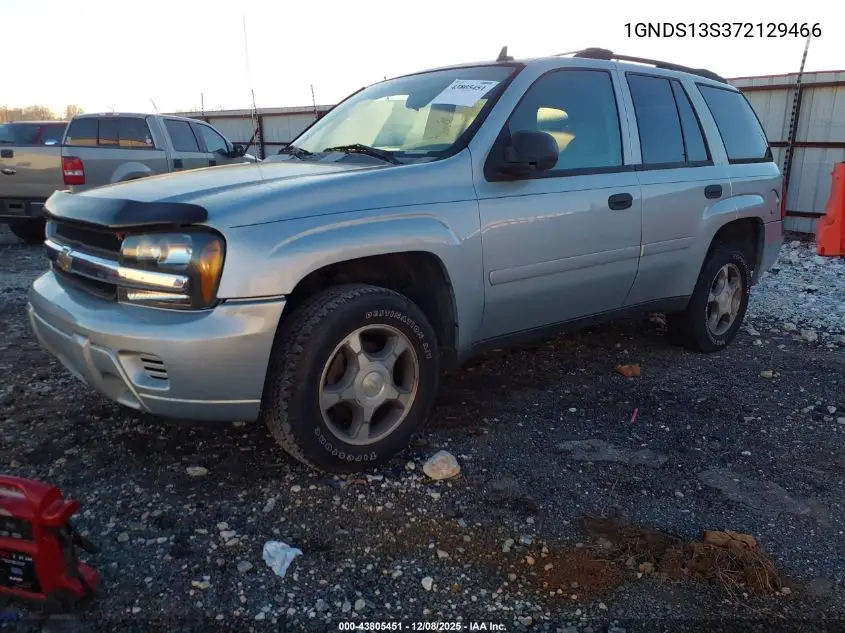 1GNDS13S372129466 2007 Chevrolet Trailblazer Ls