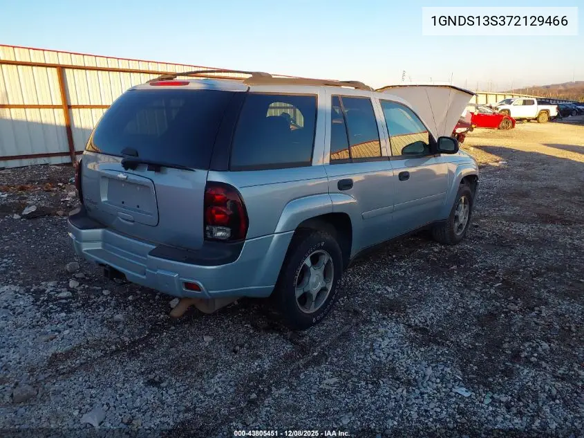 1GNDS13S372129466 2007 Chevrolet Trailblazer Ls