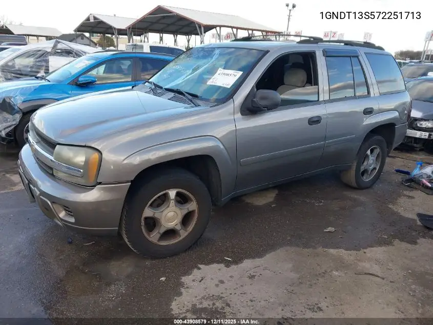 1GNDT13S572251713 2007 Chevrolet Trailblazer Ls