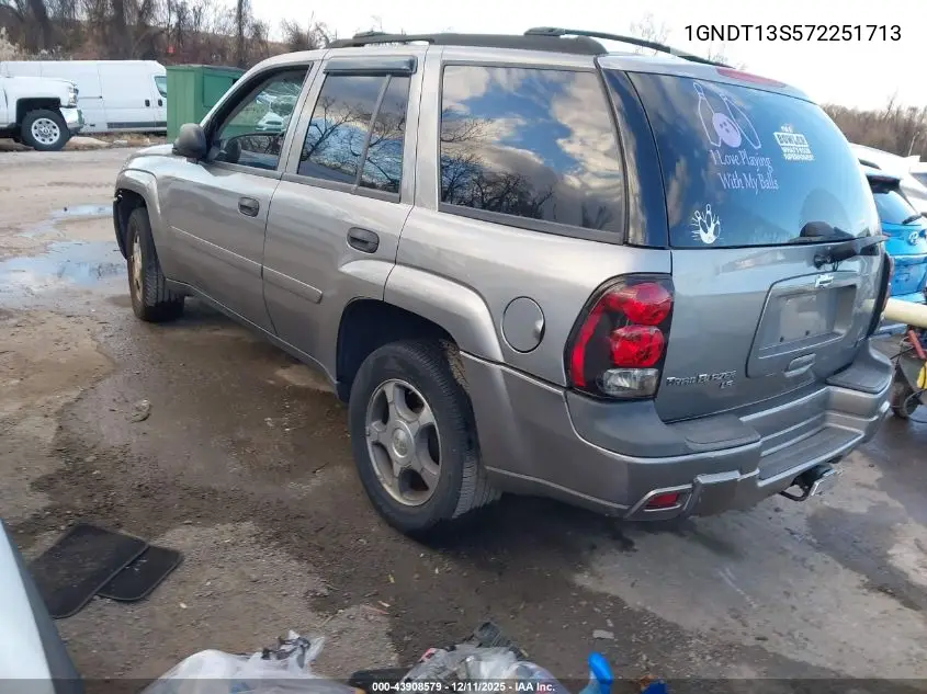 1GNDT13S572251713 2007 Chevrolet Trailblazer Ls