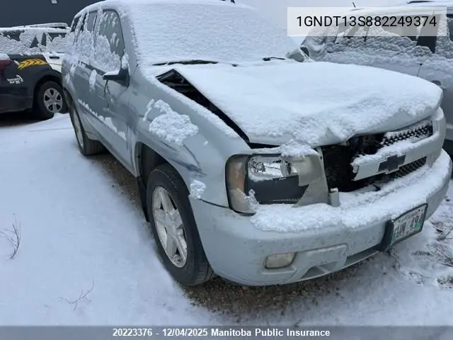 1GNDT13S882249374 2008 Chevrolet Trailblazer Lt