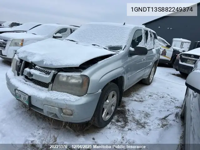1GNDT13S882249374 2008 Chevrolet Trailblazer Lt