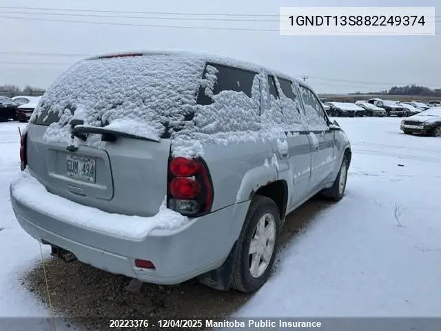 1GNDT13S882249374 2008 Chevrolet Trailblazer Lt