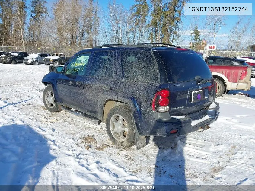 1GNDT13S182152744 2008 Chevrolet Trailblazer Ls/Lt