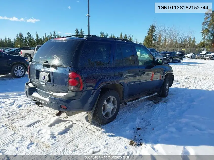 1GNDT13S182152744 2008 Chevrolet Trailblazer Ls/Lt