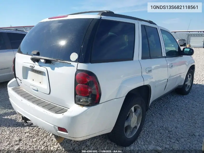 1GNDS13S682118561 2008 Chevrolet Trailblazer Lt