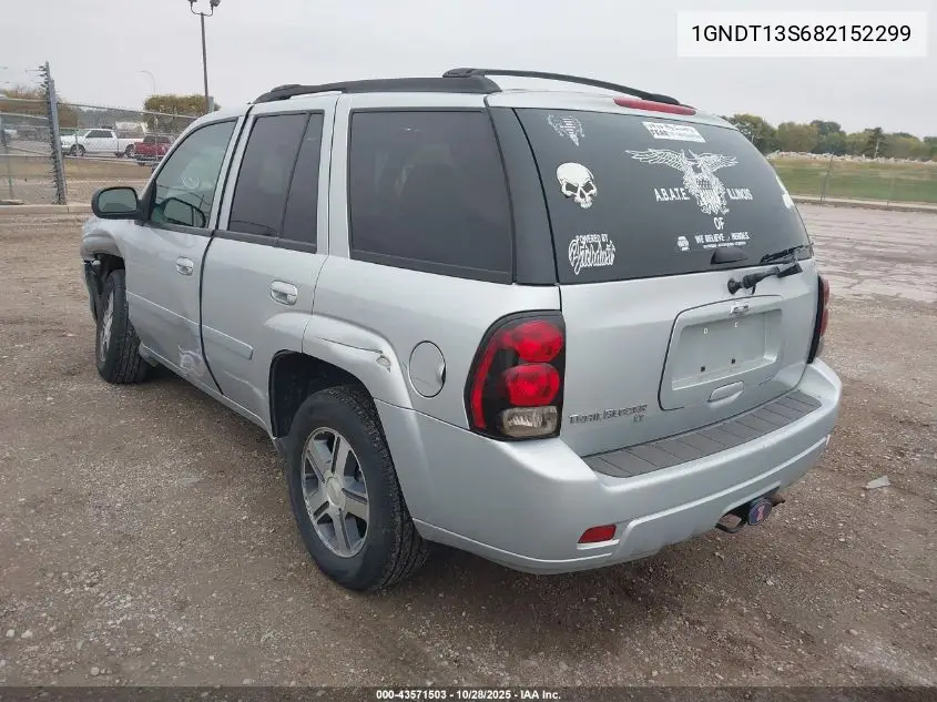 1GNDT13S682152299 2008 Chevrolet Trailblazer Lt