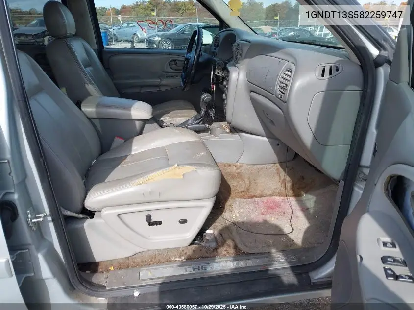1GNDT13S582259747 2008 Chevrolet Trailblazer Lt