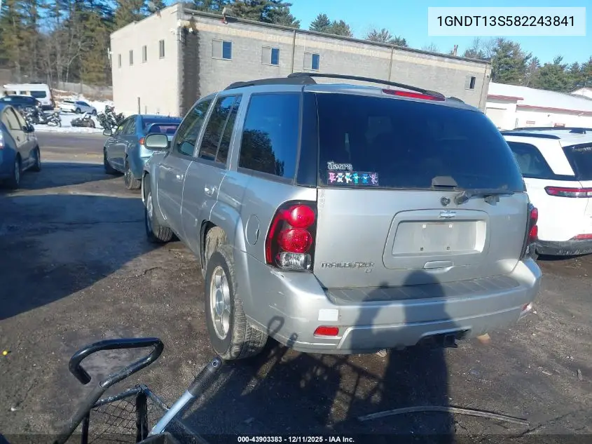 1GNDT13S582243841 2008 Chevrolet Trailblazer Lt
