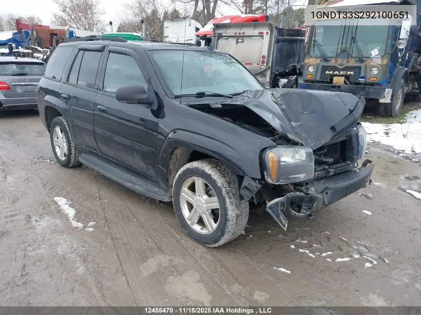 1GNDT33S292100651 2009 Chevrolet Trailblazer Lt