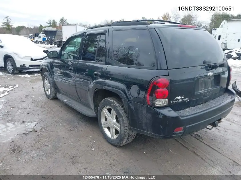 1GNDT33S292100651 2009 Chevrolet Trailblazer Lt