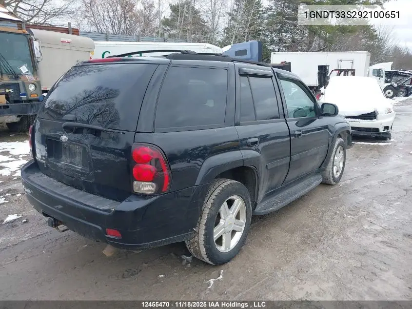 1GNDT33S292100651 2009 Chevrolet Trailblazer Lt