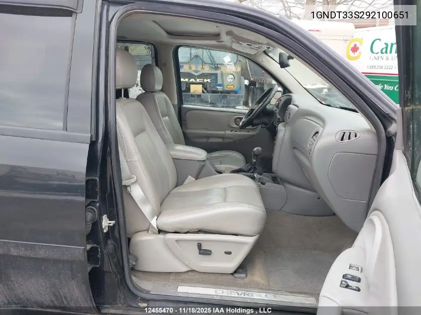 1GNDT33S292100651 2009 Chevrolet Trailblazer Lt