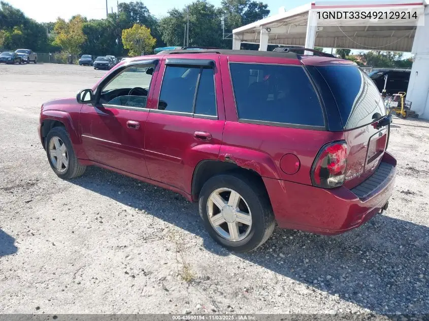 1GNDT33S492129214 2009 Chevrolet Trailblazer Lt