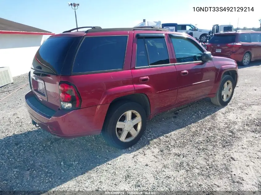 1GNDT33S492129214 2009 Chevrolet Trailblazer Lt
