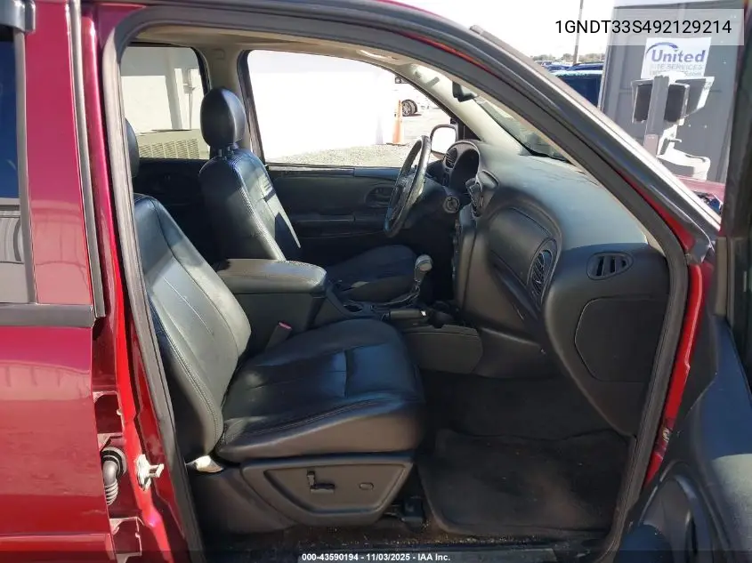 1GNDT33S492129214 2009 Chevrolet Trailblazer Lt