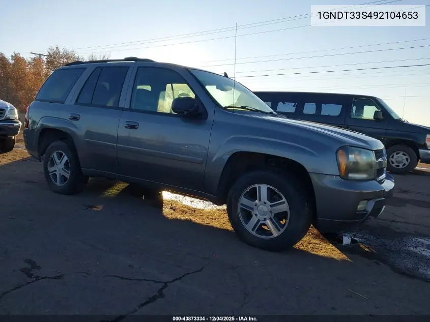 1GNDT33S492104653 2009 Chevrolet Trailblazer Lt