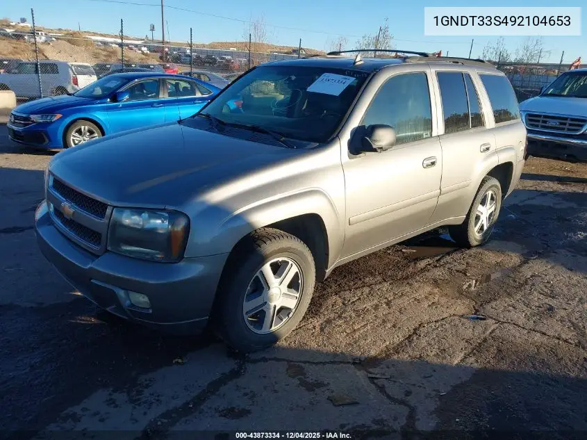 1GNDT33S492104653 2009 Chevrolet Trailblazer Lt