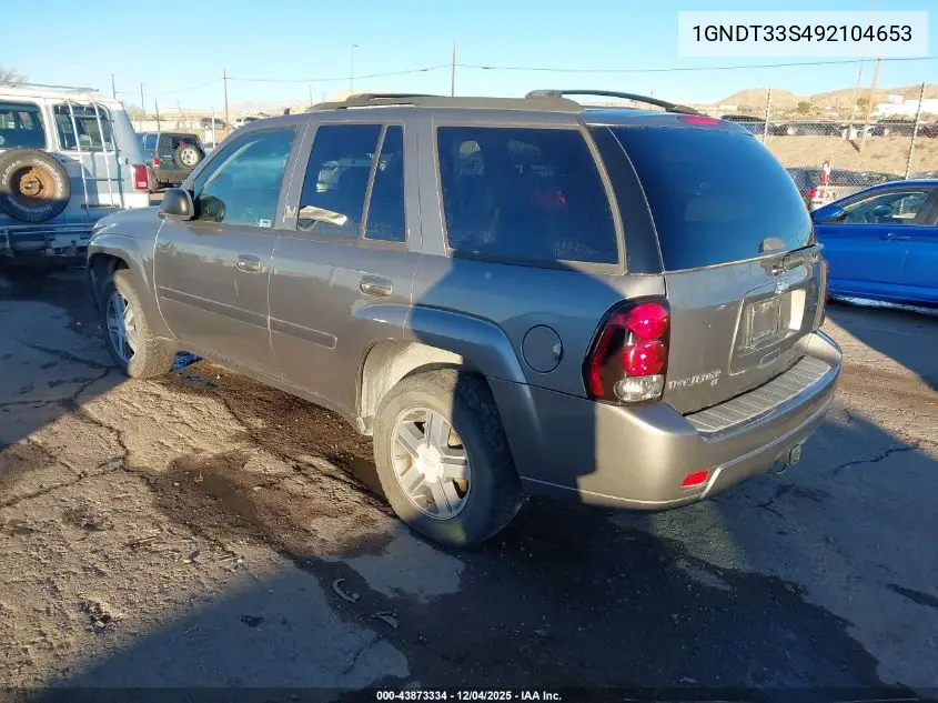 1GNDT33S492104653 2009 Chevrolet Trailblazer Lt