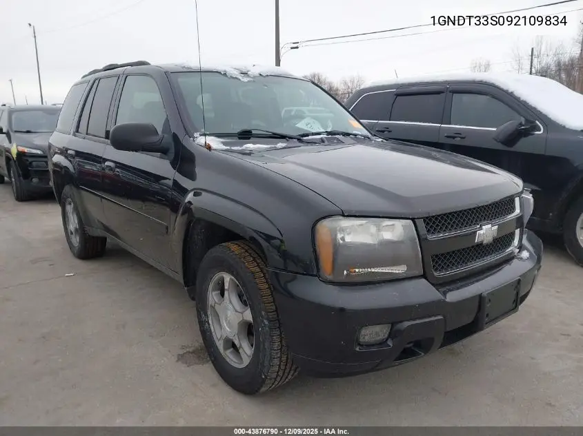 1GNDT33S092109834 2009 Chevrolet Trailblazer Lt