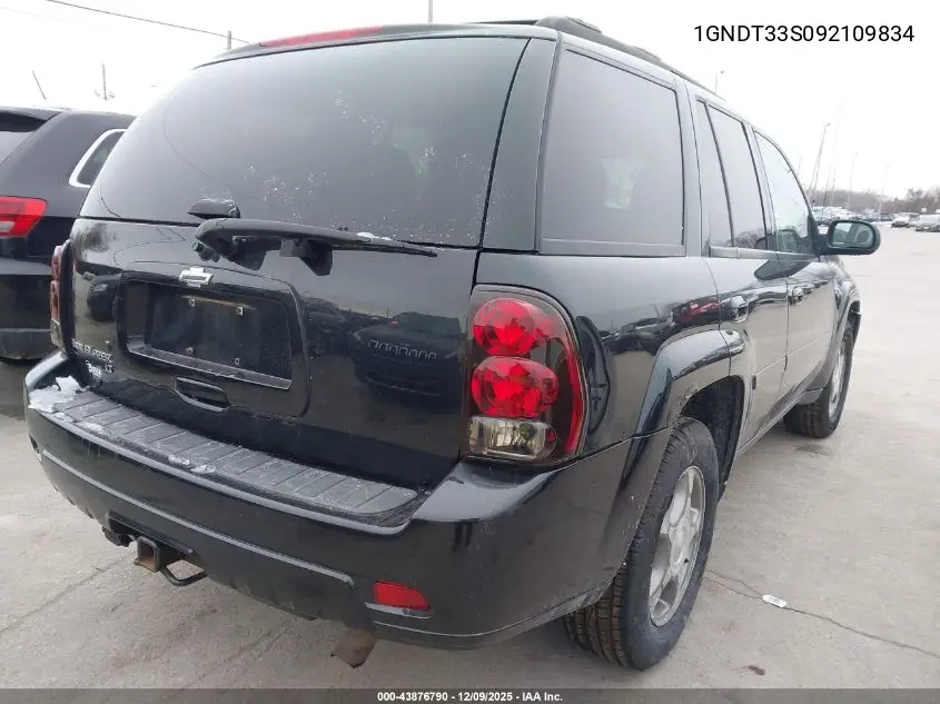 1GNDT33S092109834 2009 Chevrolet Trailblazer Lt