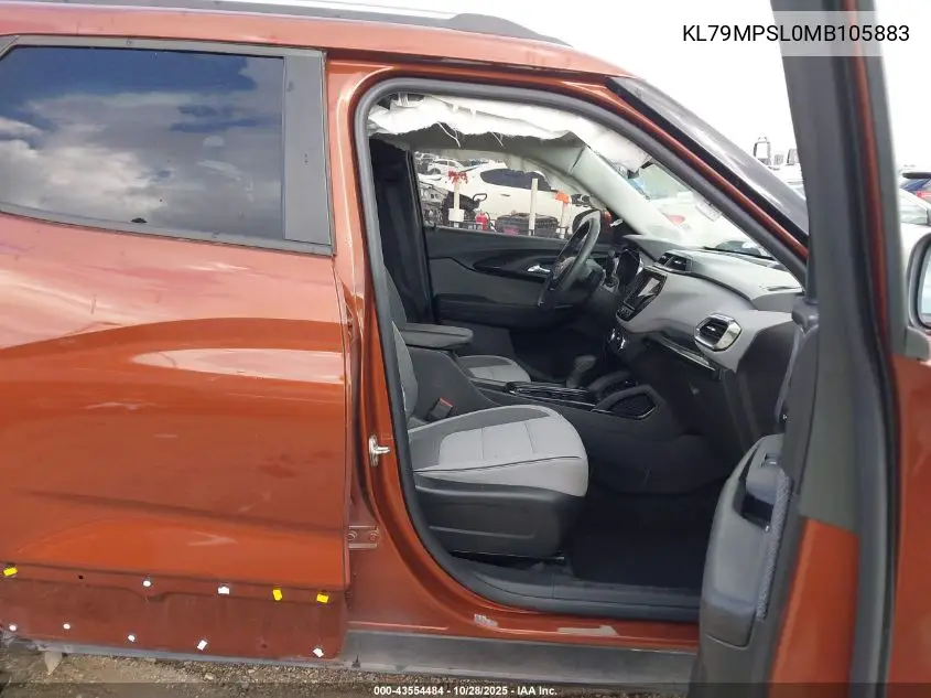 KL79MPSL0MB105883 2021 Chevrolet Trailblazer Fwd Lt