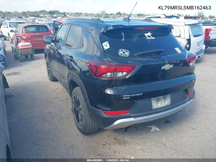 KL79MRSL5MB162463 2021 Chevrolet Trailblazer Awd Lt