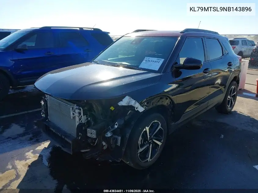 KL79MTSL9NB143896 2022 Chevrolet Trailblazer Fwd Rs