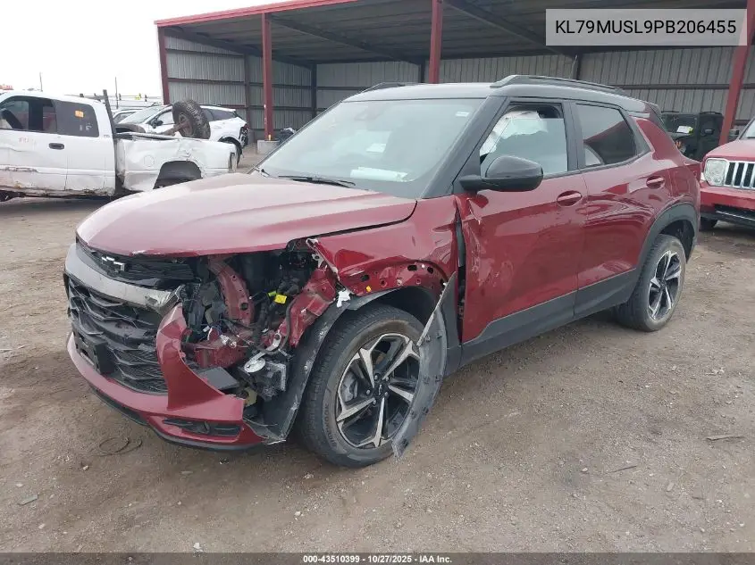 KL79MUSL9PB206455 2023 Chevrolet Trailblazer Awd Rs