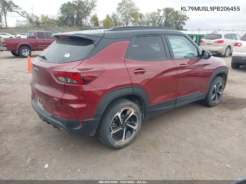 KL79MUSL9PB206455 2023 Chevrolet Trailblazer Awd Rs
