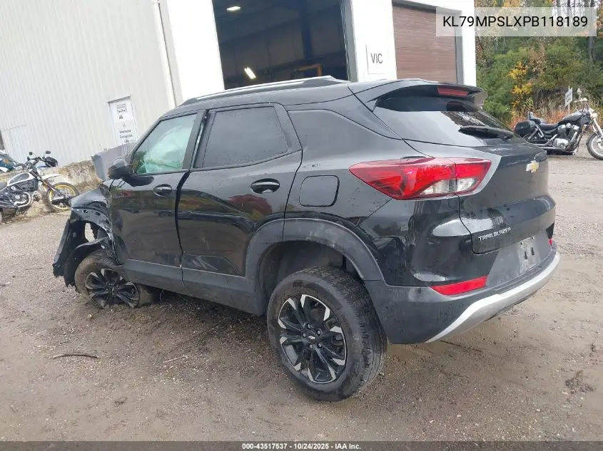 KL79MPSLXPB118189 2023 Chevrolet Trailblazer Fwd Lt