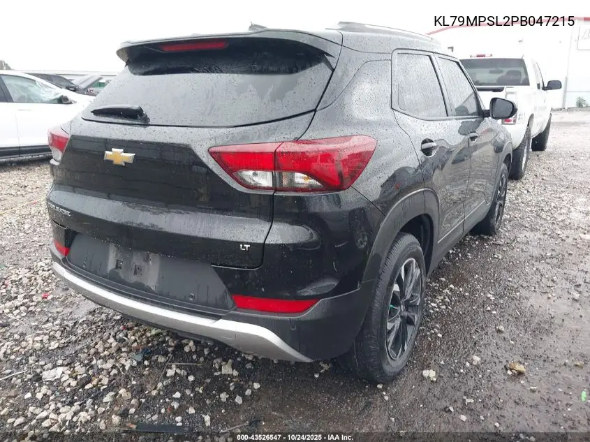 KL79MPSL2PB047215 2023 Chevrolet Trailblazer Fwd Lt