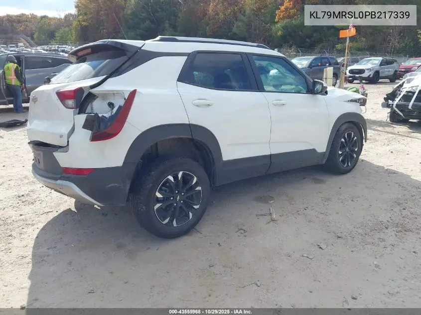 KL79MRSL0PB217339 2023 Chevrolet Trailblazer Awd Lt