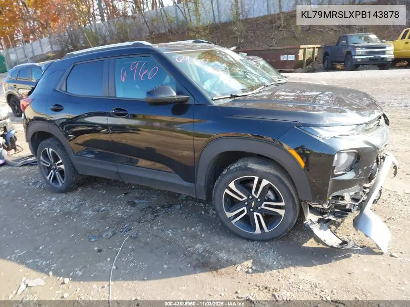 KL79MRSLXPB143878 2023 Chevrolet Trailblazer Awd Lt