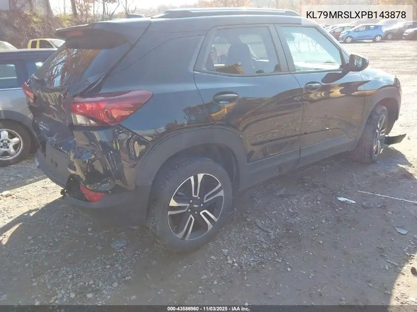KL79MRSLXPB143878 2023 Chevrolet Trailblazer Awd Lt