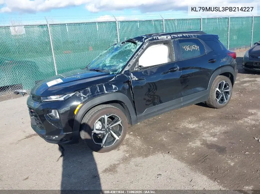 KL79MUSL3PB214227 2023 Chevrolet Trailblazer Awd Rs