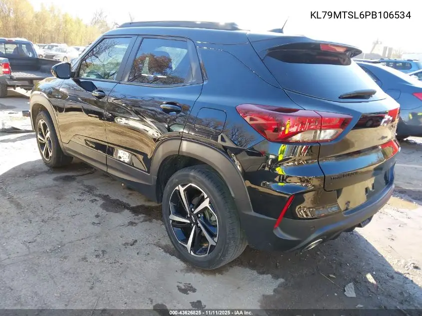 KL79MTSL6PB106534 2023 Chevrolet Trailblazer Fwd Rs