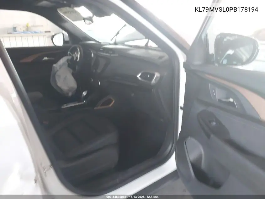 KL79MVSL0PB178194 2023 Chevrolet Trailblazer Fwd Activ