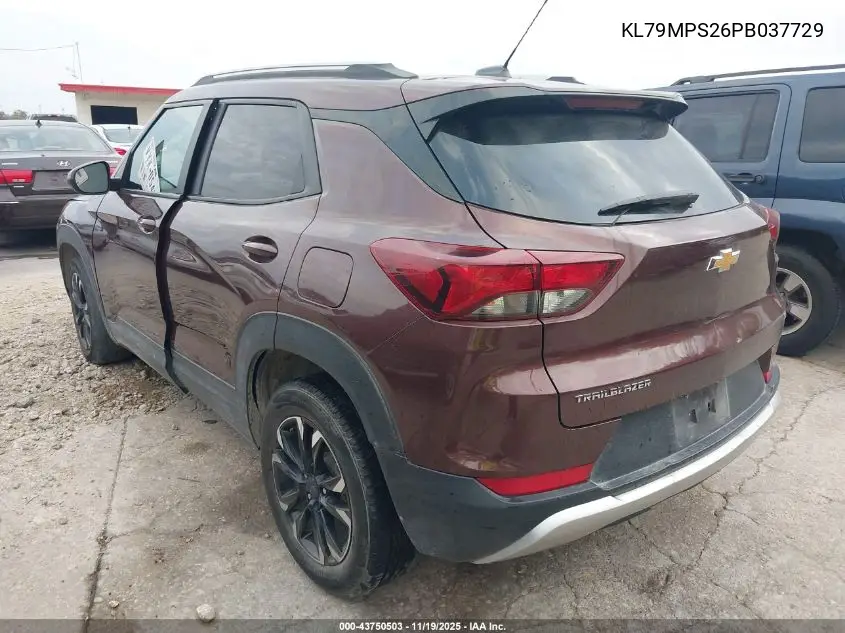KL79MPS26PB037729 2023 Chevrolet Trailblazer Fwd Lt