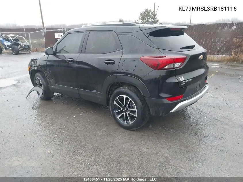 KL79MRSL3RB181116 2024 Chevrolet Trailblazer