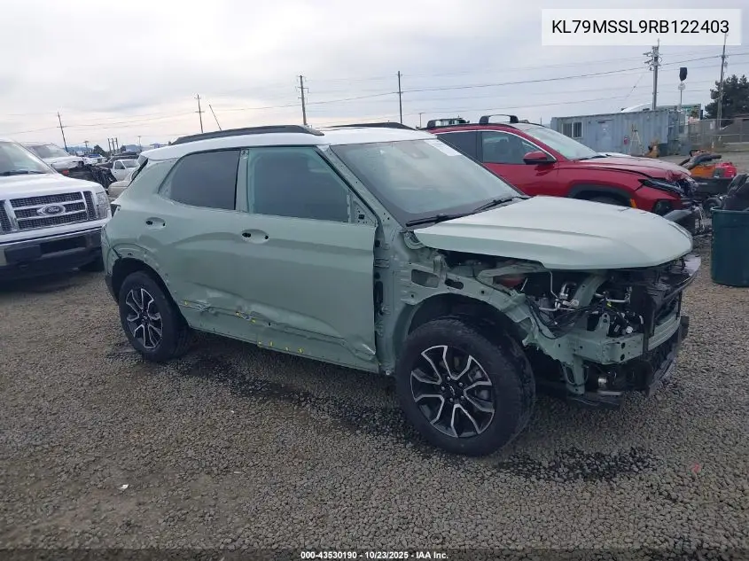 KL79MSSL9RB122403 2024 Chevrolet Trailblazer Awd Activ
